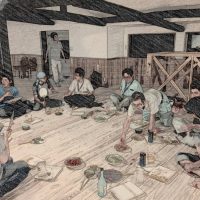 ８月９日、お弁当囲んでの座談会＆全体ミーティングがありました。